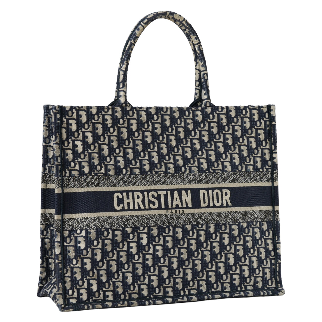 CHRISTIAN DIOR(USED)크리스찬디올 오블리크 북토트 라지백